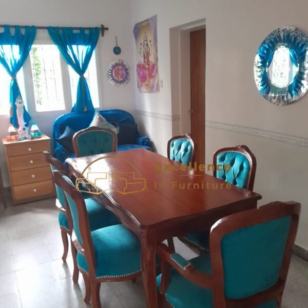 Juego De Comedor Estilo Vintage Luis XV - Imagen 2